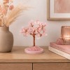 Albero con pietre dure di quarzo rosa 9 cm circa conf. 1 pz (vit-1003) - pietreeminuterie.com