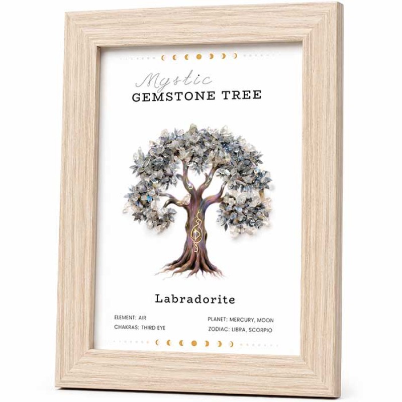 Cornice in legno con albero della vita in labradorite 21x15.5 cm conf. 1 pz - corn-lll5 - pietreeminuterie.com Cornice in legno con albero della vita in labradorite 21x15.5 cm conf. 1 pz (corn-lll5) - pietreeminuterie.com
