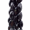 Onice nero ovale sfaccettato 18x13 mm pacco 2 pezzi (onic2) - pietreeminuterie.com