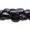 Onice nero ovale sfaccettato 18x13 mm pacco 2 pezzi (onic2) - pietreeminuterie.com