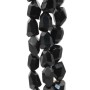 Onice nero pepita 20 mm circa sfac. 2 pz