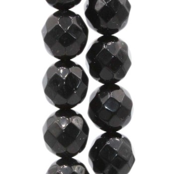 Onice nero tondo sfac. 20 mm circa 1 pz