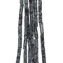 Ossidiana fiocco di neve bastoncino 13x4 mm filo 40 cm