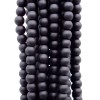 Ossidiana tonda liscia 6 mm nera opaca filo 40 cm - 6mossi - pietreeminuterie.com Ossidiana tonda liscia 6 mm nera opaca filo 40 cm (6mossi) - pietreeminuterie.com
