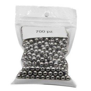 Pacco ingrosso exstra risparmio palline 5 mm acciaio 700 pz