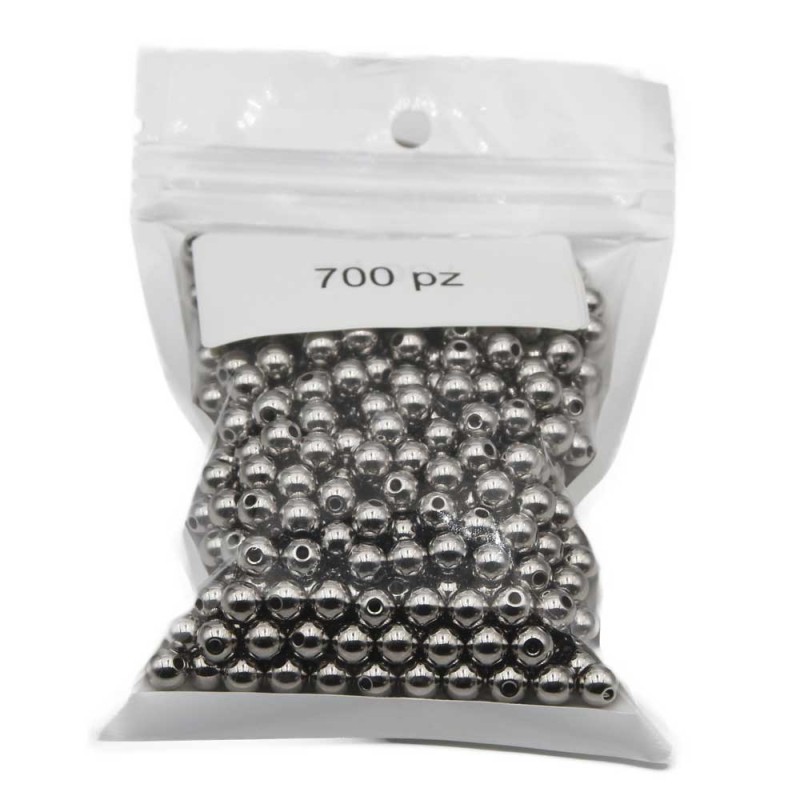 Pacco ingrosso exstra risparmio palline 5 mm acciaio 700 pz (extra-2) - pietreeminuterie.com