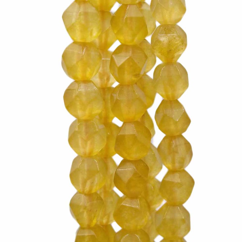 Pepite in pietra dura giada 8 mm(circa) pacco 10 pz (mio11) - pietreeminuterie.com