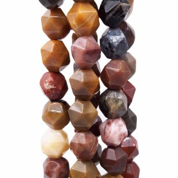 Pepite in pietra dura diaspro 8 mm(circa) pacco 10 pz