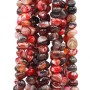 Pietre dure Pepite agata e diaspro rosso 7/9 mm fio 40 cm