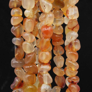 Pietre dure Pepite corniola 7/9 mm fio 40 cm