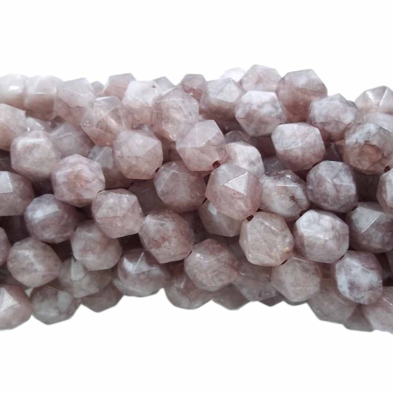 Pepite in pietra dura quarzo rosso 8 mm(circa) pacco 10 pz (mio4) - pietreeminuterie.com