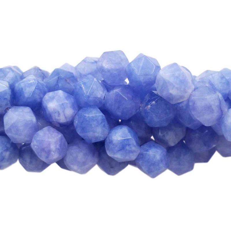 Pepite in pietra dura viola 8 mm(circa) pacco 10 pz (mio6) - pietreeminuterie.com