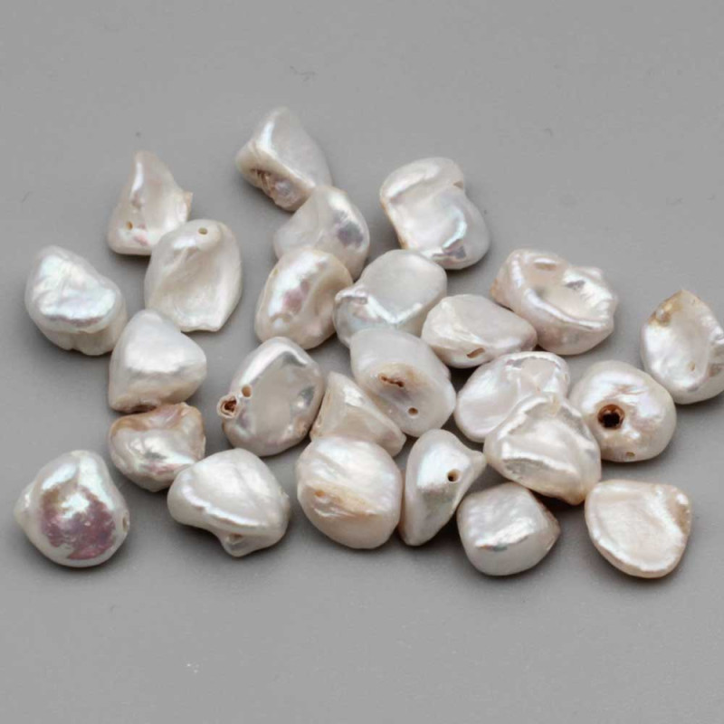 Perle di fiume 8/10 mm chips multicolor conf. 20 pz (811-perle) - pietreeminuterie.com