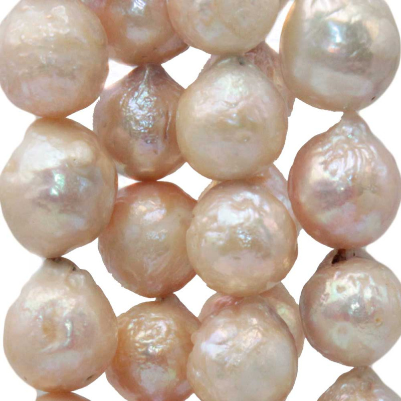 Perle di fiume tonde bianche con riflessi oro 10 mm AAAA Quality 4 pz (ume-10-top) - pietreeminuterie.com