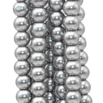 Perle di maiorca argento 4 mm filo 40 cm