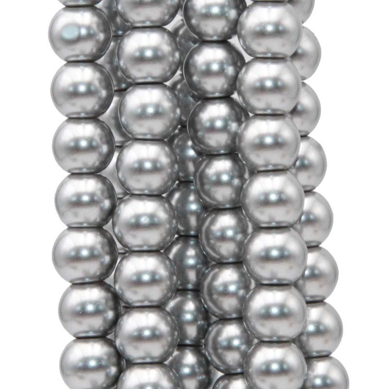 Perle di maiorca argento 8 mm filo 40 cm (mai-v66) - pietreeminuterie.com