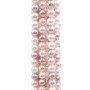 Perle di maiorca tonde lisce 4 mm colori cipria mix filo 40 cm