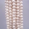 Perle di maiorca bianche lucido 4 mm filo 40 cm (pl44) - pietreeminuterie.com