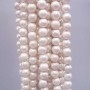 Perle di maiorca bianche lucido 4 mm filo 40 cm