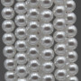 Perle cerate grado A++ tonde bianche 4 mm filo 40 cm