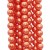 Perle cerate grado A++ tonde arancio corallo 6 mm filo 40 cm