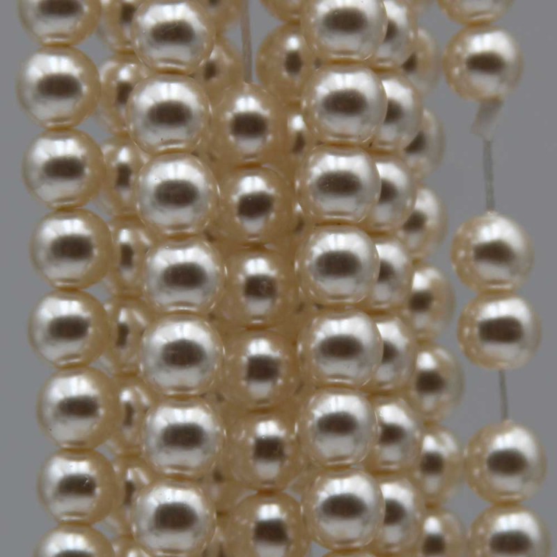 Perle cerate grado A++ tonde avorio 6 mm filo 40 cm - axa-a6m - pietreeminuterie.com Perle cerate grado A++ tonde avorio 6 mm filo 40 cm (axa-a6m) - pietreeminuterie.com