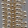 Perle cerate grado A++ tonde avorio 6 mm filo 40 cm
