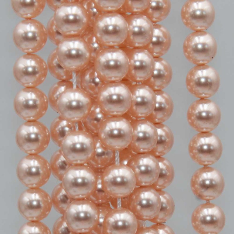 Perle cerate grado A++ tonde cipria 6 mm filo 40 cm - sea-a62 - pietreeminuterie.com Perle cerate grado A++ tonde cipria 6 mm filo 40 cm (sea-a62) - pietreeminuterie.com
