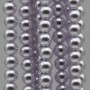 Perle cerate grado A++ tonde lilla 6 mm filo 40 cm