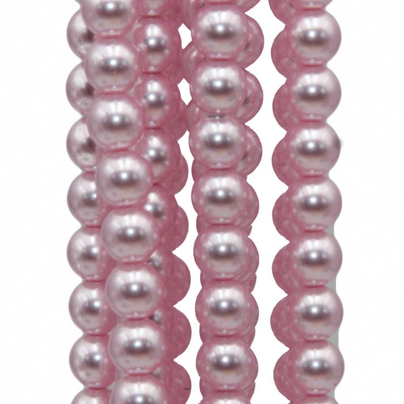Perle cerate grado A++ tonde pink 6 mm filo 40 cm - sea-a22 - pietreeminuterie.com Perle cerate grado A++ tonde pink 6 mm filo 40 cm (sea-a22) - pietreeminuterie.com