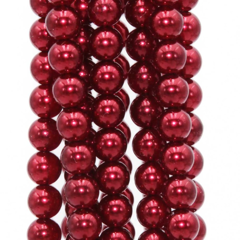 Perle cerate grado A++ tonde rosso cartier 6 mm filo 40 cm - sea-a226m - pietreeminuterie.com Perle cerate grado A++ tonde rosso cartier 6 mm filo 40 cm (sea-a226m) - pietreeminuterie.com