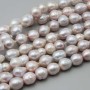 Perle di fiume riflessi rosa/champagne 12/16 mm conf. 10 pz
