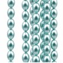 Perle di maiorca ovali celesti 10x8 mm filo 40 cm