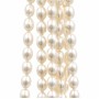 Perle di maiorca ovali bianco avorio 10x8 mm filo 40 cm