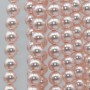 Perle di maiorca tonde rosa pallido 8 mm filo 40 cm
