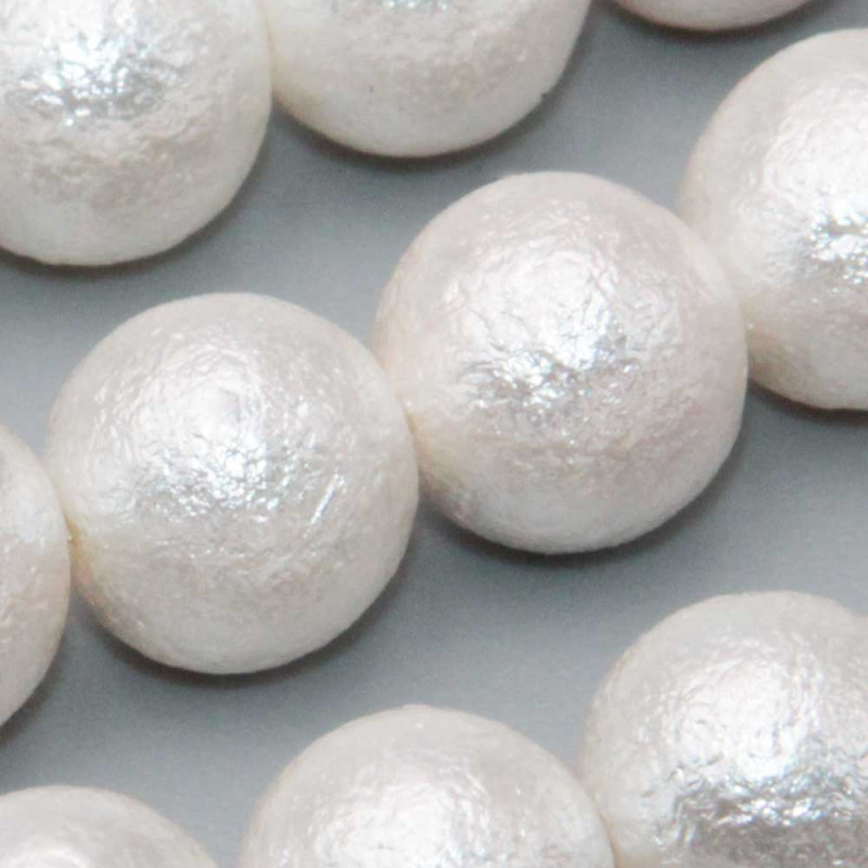 Perle di maiorca bianche satinate 12mm conf. 10 pz (mai-10-v6) - pietreeminuterie.com