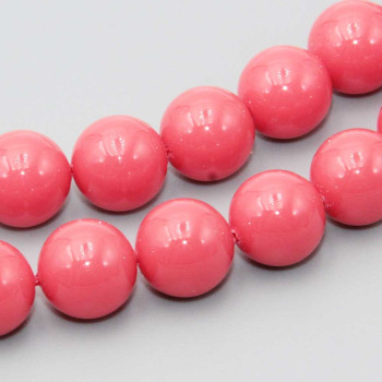 Perle di maiorca rosa antico 10 mm filo 45 cm