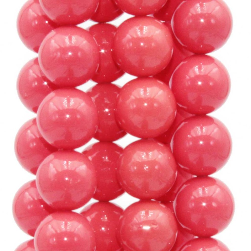 Perle di maiorca rosa antico 4 mm filo 45 cm (mai-r84) - pietreeminuterie.com