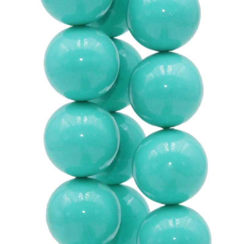 Perle di maiorca turchese 14 mm grado A++ conf. 6 pz (mai-17-s) - pietreeminuterie.com