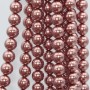 Perle di maiorca tonde rame 8 mm filo 40 cm
