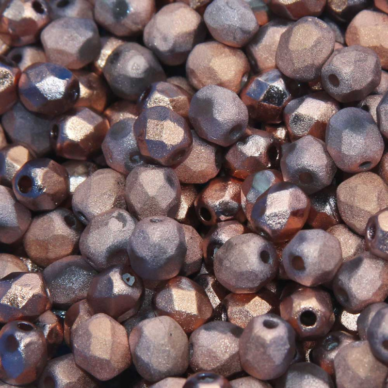 Perline Ceche Cristallo lucidate a fuoco Capri Gold Full 6 mm 30 pz (27180) - pietreeminuterie.com