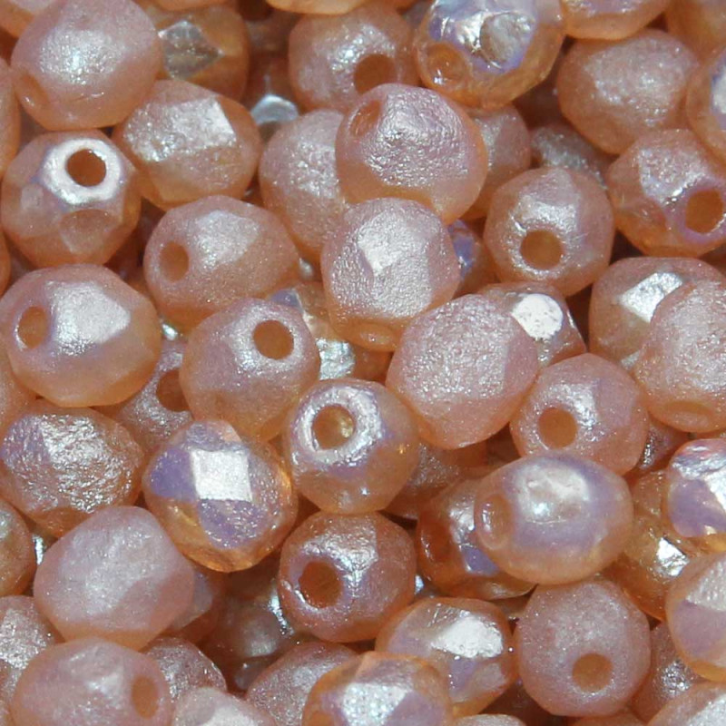 Perline Ceche Cristallo lucidate a fuoco celsian full 4 mm 40 pz (22580) - pietreeminuterie.com