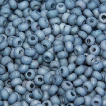 Perline Ceche Cristallo lucidate a fuoco baby blue 6/0 pacco 5 gr Perline Ceche Cristallo lucidate a fuoco baby blue 6/0 pacco 5 gr