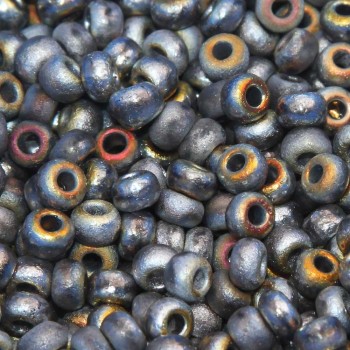 Perline Ceche Cristallo lucidate a fuoco full marea 6/0 pacco 5 gr Perline Ceche Cristallo lucidate a fuoco full marea 6/0 pacco 5 gr