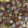 Perline Ceche Cristallo lucidate a fuoco magic green 6 mm 30 pz