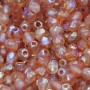 Perline Ceche Cristallo lucidate a fuoco orange rainbow 4 mm 40 pz