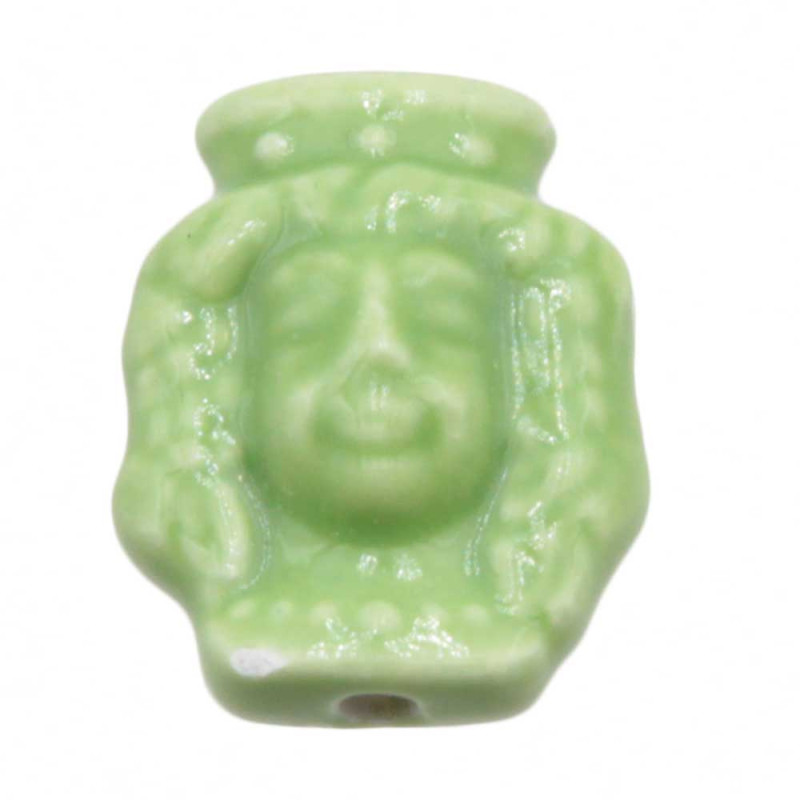 Testa di moro verde 19.5x15.5 mm conf. 2 pz 