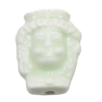 Testa di moro verde acqua 19.5x15.5 mm conf. 2 pz