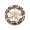 Perline ceramica ruota carro base bianca decorazioni floreale e limoni 19 mm conf. 1 pz - car-11016 - pietreeminuterie.com Perline ceramica ruota carro base bianca decorazioni floreale e limoni 19 mm conf. 1 pz (car-11016) - pietreeminuterie.com