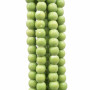 Perline verdi in ceramica 6.3x5.7 mm filo 32 cm 